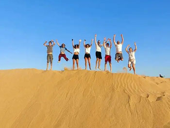 Evening Desert Safari Bus Pickup Abu Dhabi